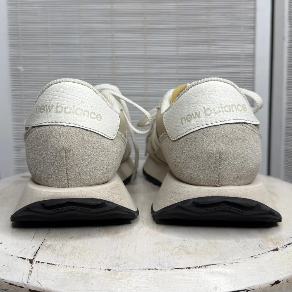 New Balance Off White Beige Suede Fabric Retro Sneakers Casual Street Style 7